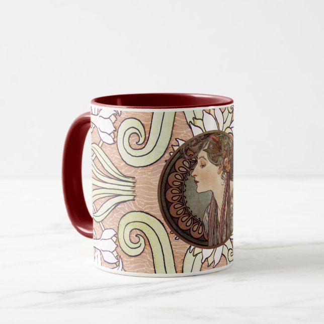 Taza Laurel de Alphonse Mucha (Anverso izquierdo)