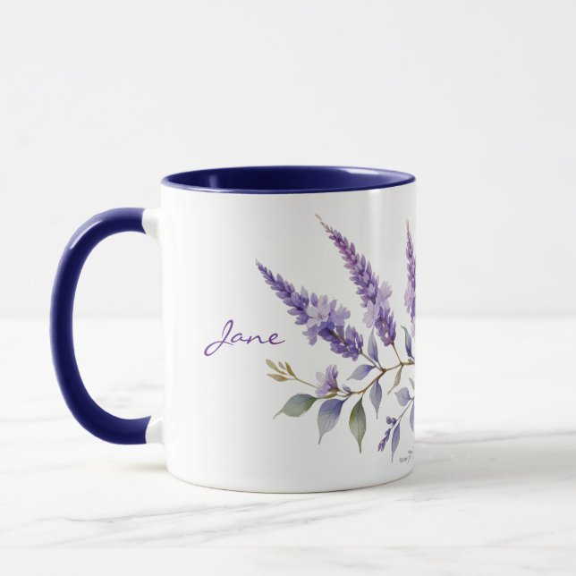 Taza Lavanda acuática (Izquierda)