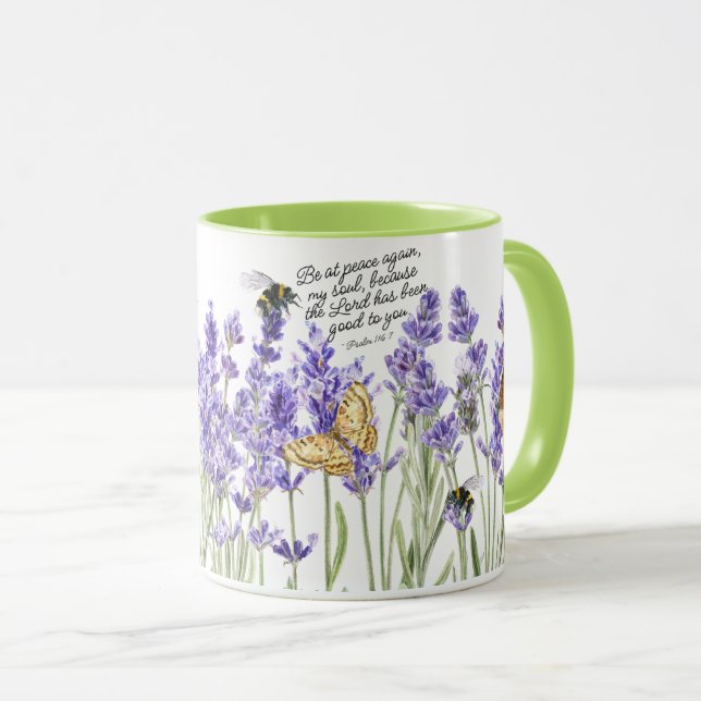 Taza Lavanda y escrituras (Anverso derecho)