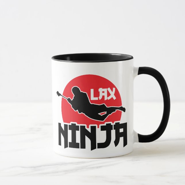 Taza LAX Ninja Lacrosse Mug (Derecha)