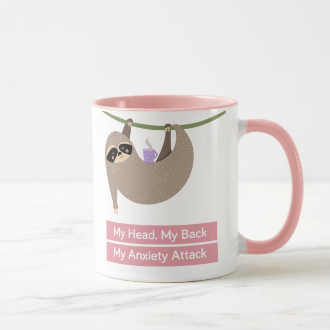 TAZA LAZARÚS EL MUG DE LA ANSIEDAD DE LA DESNUDA (Derecha)