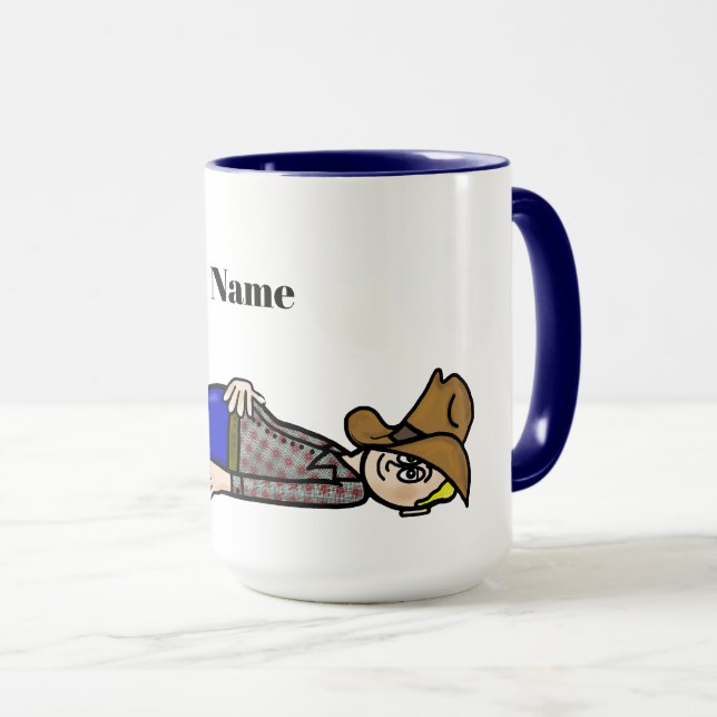 Taza Lazy Cowboy Mug (Anverso derecho)