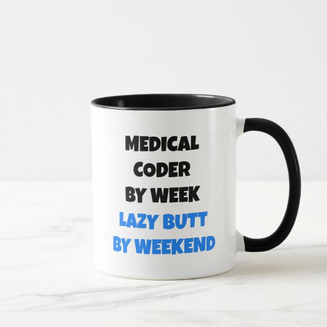 Taza Lazy Medical Coder (Derecha)