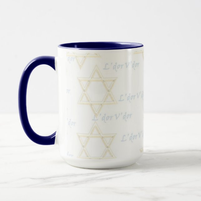 Taza L'dor V'dor Generation to Generation Mug (Izquierda)