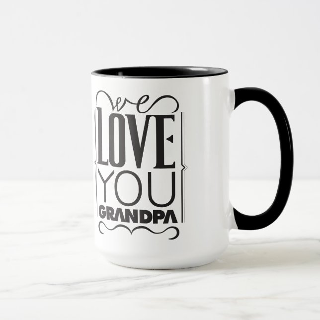 Taza Le amamos abuelo (Derecha)
