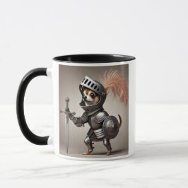 Taza Le chevalier chihuahua, protecteur du royaume.