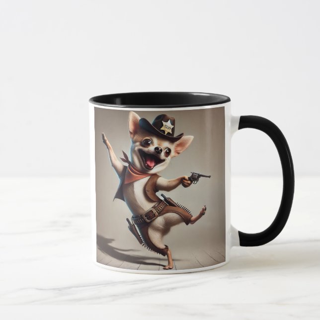 Taza Le Chien Shérif du Far West. (Derecha)