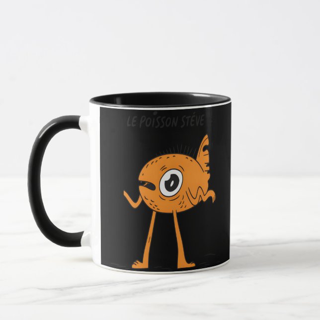 Taza Le Poisson Steve Cute y Funny (Izquierda)