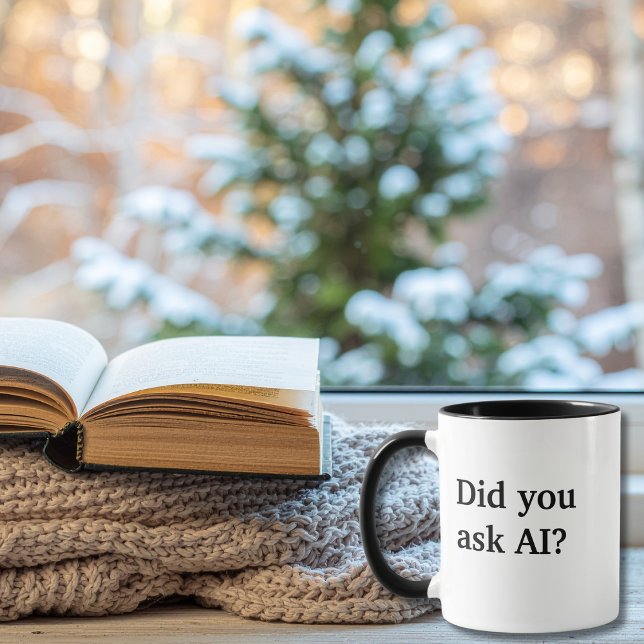 Taza ¿Le preguntaste a la IA? Frase divertida para comp (Subido por el creador)