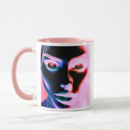 Taza Le regard hypnotique d'une entité venue d'ailleurs