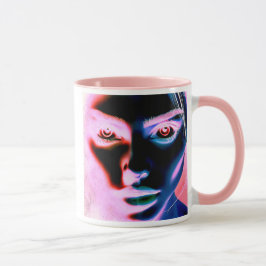 Taza Le regard hypnotique d'une entité venue d'ailleurs