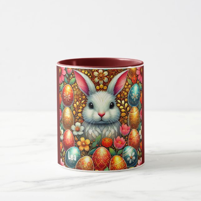 Taza LEA ~ BUNNY Eggers Flowers ~ Mug (Centro)