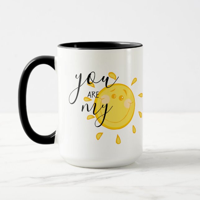 Taza LeahG Eres Mi Sunshine Te Ama A Volver A La Luna (Izquierda)