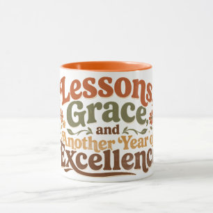 Taza Lecciones Gracia Otro Año Cumpleaños Maestro Café