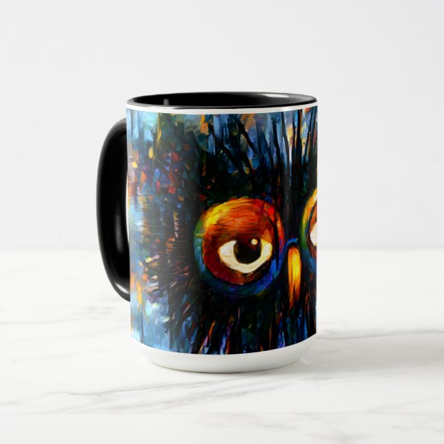Taza Lechuza brillante y sabia (Anverso izquierdo)