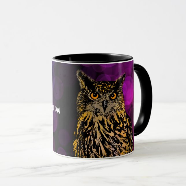 Taza Lechuza nocturna Mug (Anverso derecho)