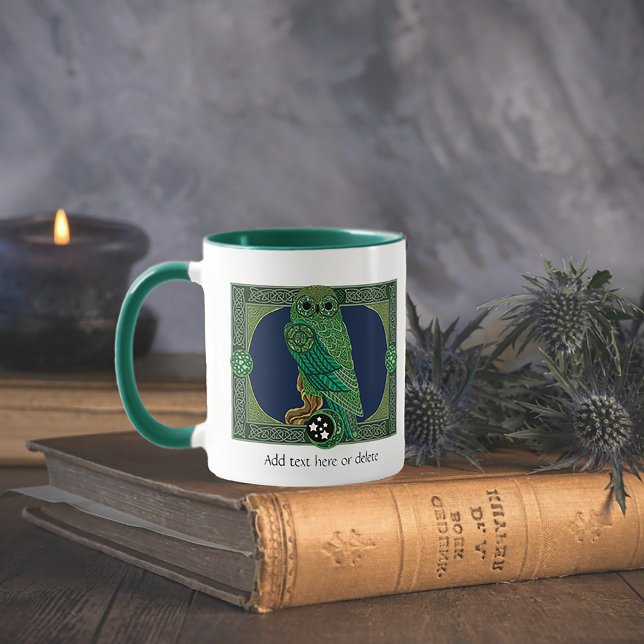 Taza Lechuza Verde Celta (Subido por el creador)