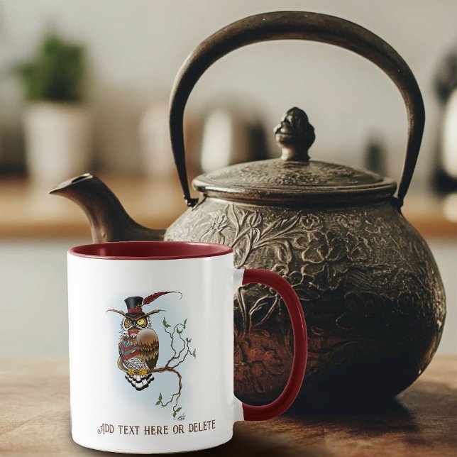 Taza Lechuza victoriana Steampunk (Subido por el creador)