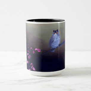 Taza Lechuza y ciruela Blossom, Kobayashi Kokei Mug