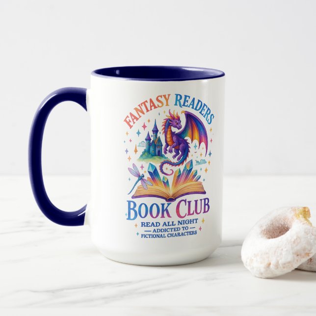 Taza Lectores de fantasía... (Con donut)