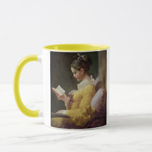 Taza Lectura de la chica joven, c.1776