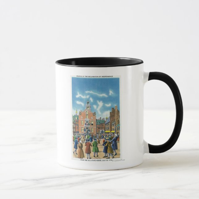 Taza Lectura de la Declaración de Independencia (Derecha)