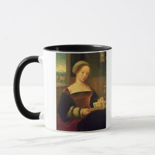 Taza Lectura de Maria Magdalena (aceite en el panel)