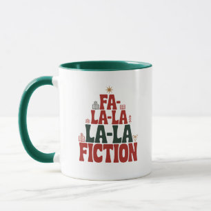 Taza Lectura de vacaciones de ficción Fa-la-la