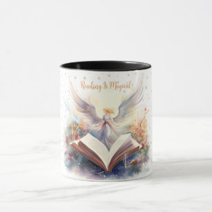 Taza Leer es un mágico diseño de copos de nieve