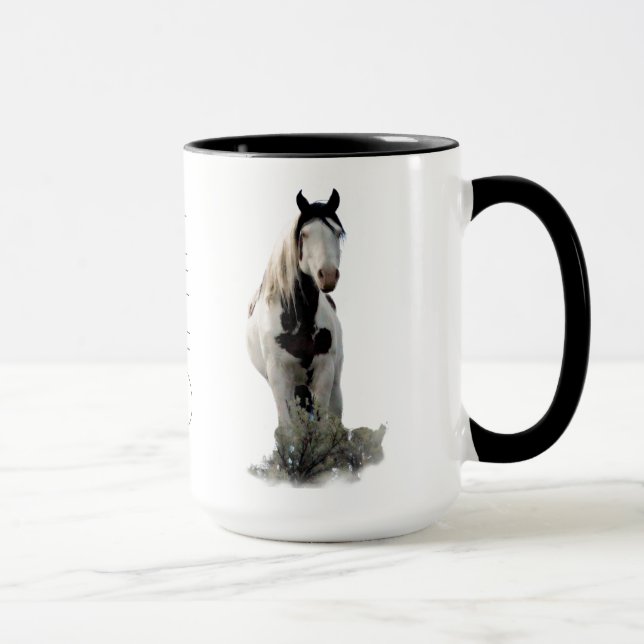 Taza LEGEND Gorra de Medicina Mustang Stallion "Shaman" (Derecha)