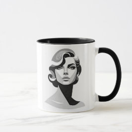 Taza L'élégance sculpturale d’un visage intemporel.