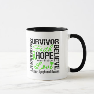 Taza Lema de los supervivientes del cáncer del linfoma