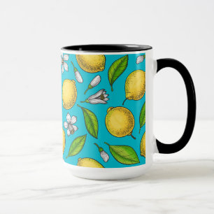 Taza Lemones azules