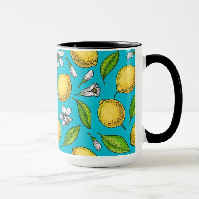 Taza Lemones azules (Derecha)