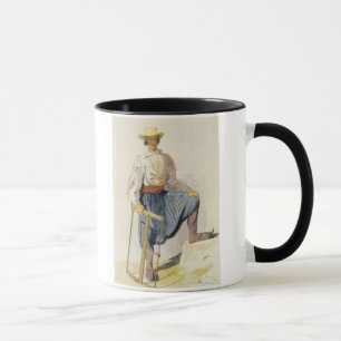 Taza Leñador griego, el 13 de junio de 1856 (pluma,