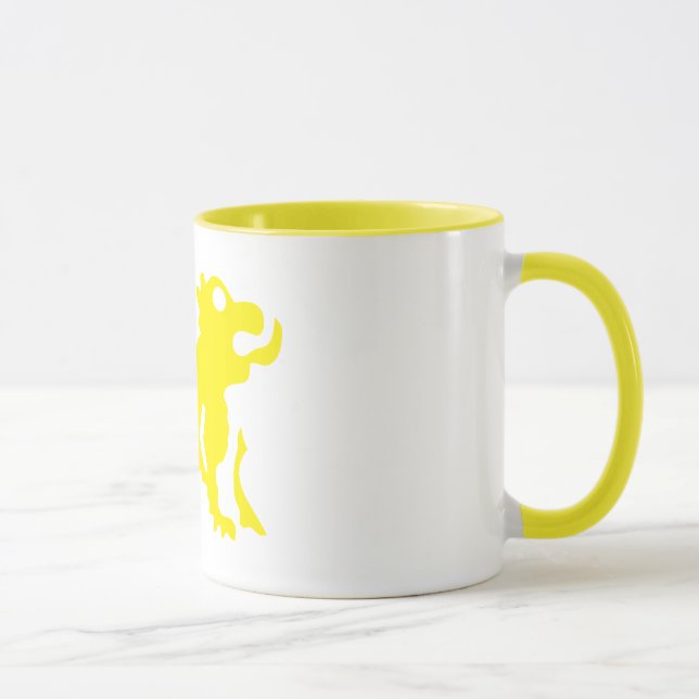 Taza Leo Astrology Sun Rótulo, Zodiac Ringer Mug (Derecha)