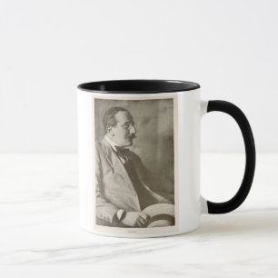 Taza León Bakst (1866-1924), pintor ruso, retrato