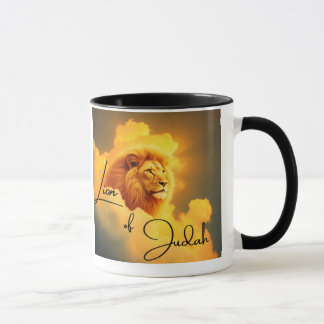 Taza León de la mugre de Judá, cada ojo verá