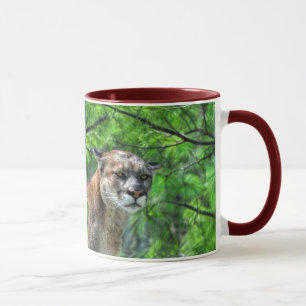 Taza León de montaña Cougar y polines de verano