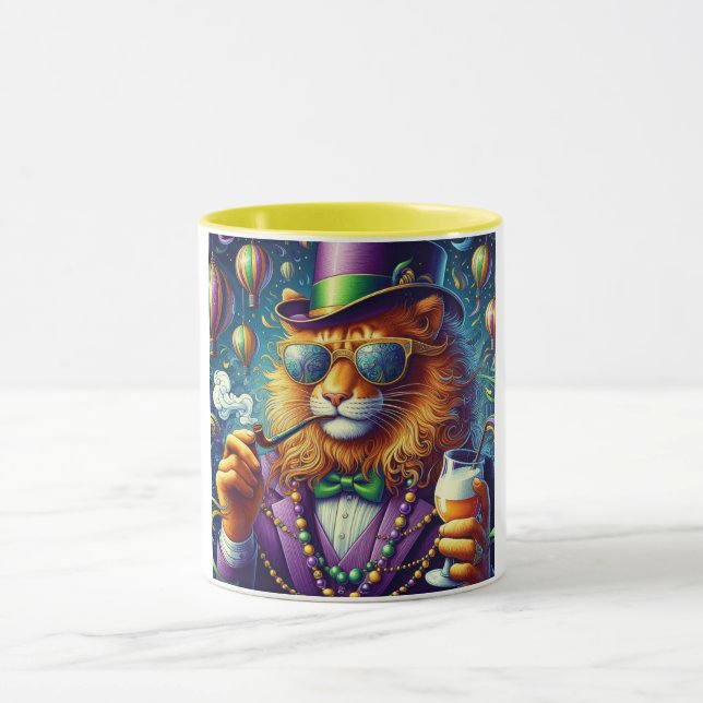 Taza León/Louisiana Mardi Gras (Centro)