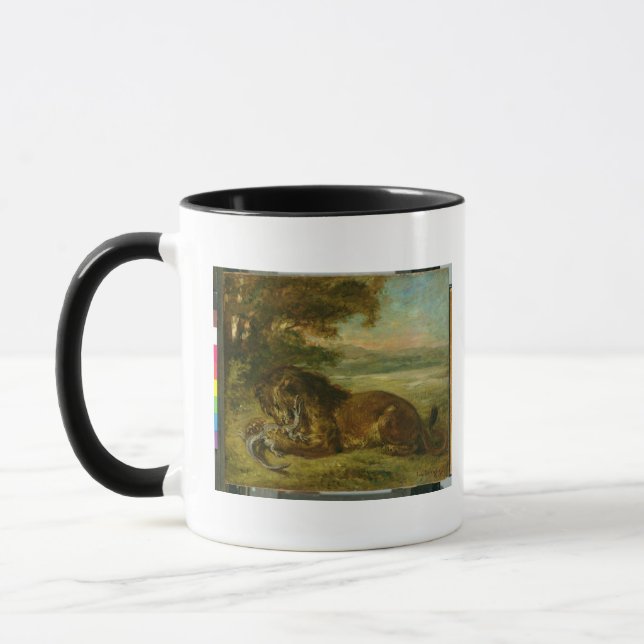 Taza León y cocodrilo, 1863 (Izquierda)