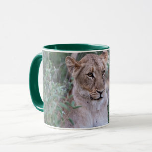Taza Leona Tranquila – Arte de Vida Silvestre