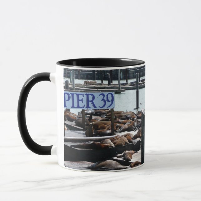 Taza Leones marinos del muelle 39 (Izquierda)