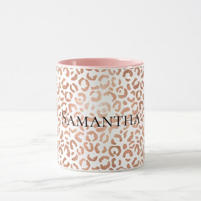 Taza Leopardo de oro Rosa (Centro)