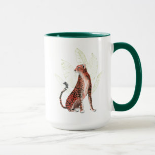 Taza Leopardo del corredor de rubí