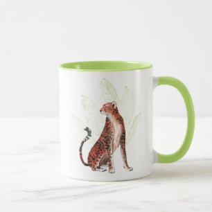 Taza Leopardo del corredor de rubí