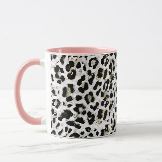 Taza Leopardo - huella animal manchada (Izquierda)