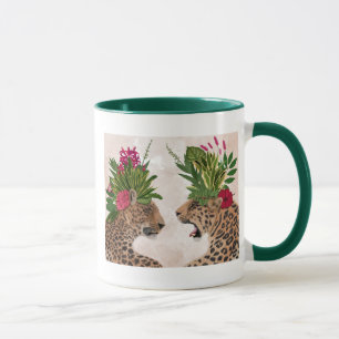 Taza Leopardos de casas calientes  Un par
