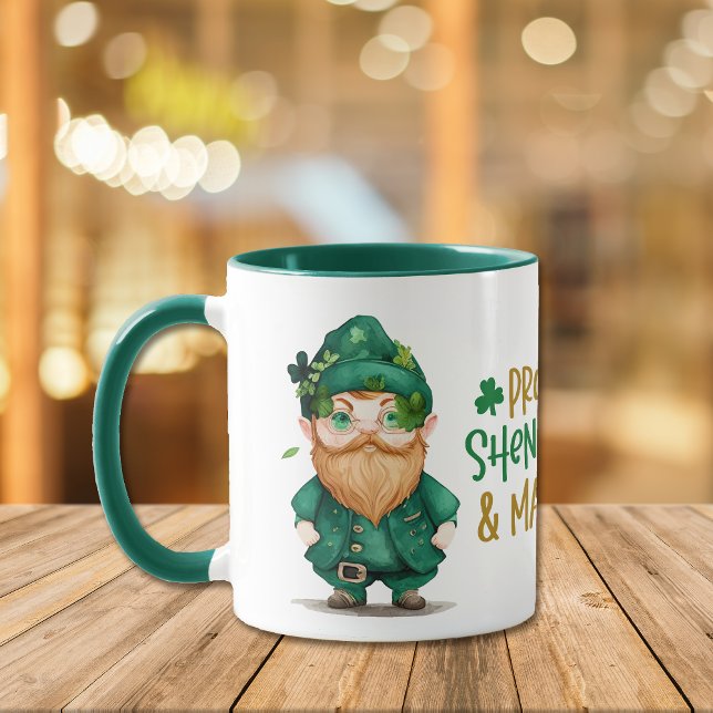 Taza Leprechaun Gnome Prone to Shenanigans (Subido por el creador)