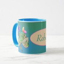 Leprechaun Shamrock St. Patrick's con nombre Mug